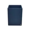 Collection Armand Blue Leather Wastepaper Basket - Size Large -  23,00cm x  23,00cm x  30,50cm - Weight : 1370 Gr - Gordon & Gaia product image