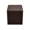 Collection Armand Dark Chocolate Leather Wastepaper Basket - Size Medium -  20,00cm x  20,00cm x  23,50cm - Weight : 950 Gr - Gordon & Gaia product image