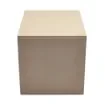 Collection Armand Beige Leather Wastepaper Basket - Size Large -  23,00cm x  23,00cm x  30,50cm - Weight : 1370 Gr - Gordon & Gaia product image