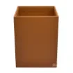 Collection Armand Cinnamon Leather Wastepaper Basket - Size Large -  23,00cm x  23,00cm x  30,50cm - Weight : 1370 Gr - Gordon & Gaia product image