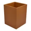 Collection Armand Cinnamon Leather Wastepaper Basket - Size Large -  23,00cm x  23,00cm x  30,50cm - Weight : 1370 Gr - Gordon & Gaia product image