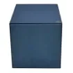Collection Armand Ocean Blue Leather Wastepaper Basket - Size Large -  23,00cm x  23,00cm x  30,50cm - Weight : 1370 Gr - Gordon & Gaia product image