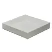 Collection Colette Square  Rigid Pin Tray Covered In White Grained Leather - Small Size - 18cm x  18cm x  3,5cm - Frame 1.5cm - Weight : 450 Gr - Gordon & Gaia product image