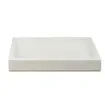 Collection Colette Rectangular  Rigid Pin Tray Covered In White Grained Leather - Medium Size -   25cm x  20cm x  3,5cm - Frame 1.5cm - Weight : 880 Gr - Gordon & Gaia product image