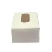 Collection Paul - Meringue Leather Cover For Rectrangular Tissue Box -  23,5cm x  12,5cm x  7,5cm - Weight : 290 Gr - Gordon & Gaia product image