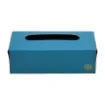 Collection Paul - Lagoon Leather Cover For Rectrangular Tissue Box -  23,5cm x  12,5cm x  7,5cm - Weight : 290 Gr - Gordon & Gaia product image