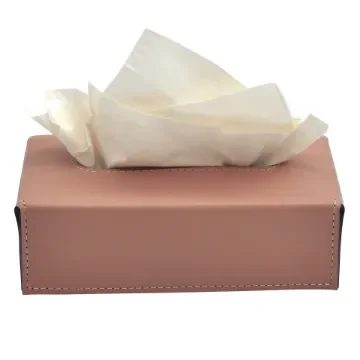 Collection Paul - Sandalo Leather Cover For Rectrangular Tissue Box -  23,5cm x  12,5cm x  7,5cm - Weight : 290 Gr - Gordon & Gaia product image