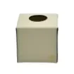Collection Paul - Gregale Leather Cover For Square Tissue Box -  13cm x  13cm x  12cm - Weight : 240 Gr - Gordon & Gaia product image