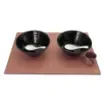 Collection Nadine - Sandalo Leather Table Set -  -  50,0cm x  35,0cm - Weight : 410 Gr - Gordon & Gaia product image