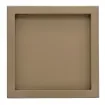 Collection Marius Square Leather Tray Color Greige - Small Size -  30cm x  30cm x  3,5cm - Frame 2.5cm - Weight : 1110 Gr - Gordon & Gaia product image