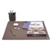 Collection Armand - Taupe Gray Leather Desk Pad - Size S -   50,0cm x  35,0cm - Weight : 410 Gr - Gordon & Gaia product image