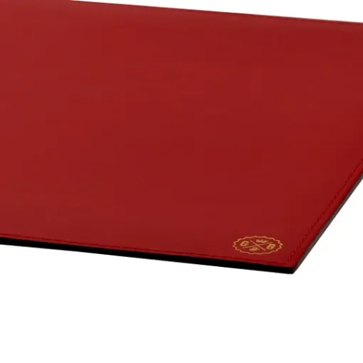 Collection Armand - Red Leather Desk Pad - Size S -   50,0cm x  35,0cm - Weight : 410 Gr - Gordon & Gaia product image
