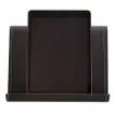 Collection Eugene Ipad Holder Full Covered In Black Ebony Leather-  26,00cm x  16,00cm x  17,00cm - Weight : 400 Gr - Gordon & Gaia product image