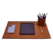 Collection Armand - Light Brown Leather Desk Pad - Size S -   50,0cm x  35,0cm - Weight : 410 Gr - Gordon & Gaia product image
