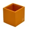 Collection Armand Orange Leather Pencil Holder -   8,50cm x  8,50cm x  9,50cm - Weight : 150 Gr - Gordon & Gaia product image