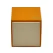 Collection Armand Orange Leather Pencil Holder -   8,50cm x  8,50cm x  9,50cm - Weight : 150 Gr - Gordon & Gaia product image