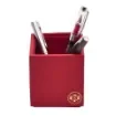 Collection Armand Red Leather Pencil Holder -   8,50cm x  8,50cm x  9,50cm - Weight : 150 Gr - Gordon & Gaia product image