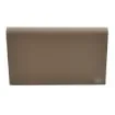 Collection Eugene Ipad Holder Full Covered In Greige Leather-  26,00cm x  16,00cm x  17,00cm - Weight : 400 Gr - Gordon & Gaia product image