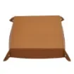 Collection Arthur - Cinnamon Leather Valet Tray With Eyelets - Size Large -  22,00cm x  22,00cm x  4,50cm - Weight : 260 Gr - Gordon & Gaia product image