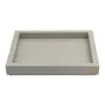Collection Colette Rectangular  Rigid Pin Tray Covered In Gregale Grained Leather - Small Size -   25cm x  20cm x  3,5cm - Frame 1.5cm - Weight : 700 Gr - Gordon & Gaia product image