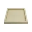 Collection Colette Rectangular  Rigid Pin Tray Covered In Meringue Grained Leather - Medium Size -   25cm x  20cm x  3,5cm - Frame 1.5cm - Weight : 880 Gr - Gordon & Gaia product image