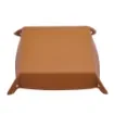 Collection Arthur - Cinnamon Leather Valet Tray With Eyelets - Size Medium -  18,00cm x  18,00cm x  4,50cm - Weight : 200 Gr - Gordon & Gaia product image