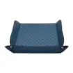 Collection Armand Ocean Blue Leather Letter Tray A4 With Diamond Stitching Interior -   33,0cm x  24,0cm x  5,0cm - Weight : 400 Gr - Gordon & Gaia product image