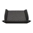 Collection Armand Black Ebony Leather Letter Tray A4 With Diamond Stitching Interior -   33,0cm x  24,0cm x  5,0cm - Weight : 400 Gr - Gordon & Gaia product image