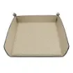 Collection Armand Beige Leather Letter Tray A4 With Diamond Stitching Interior -   33,0cm x  24,0cm x  5,0cm - Weight : 400 Gr - Gordon & Gaia product image