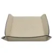 Collection Armand Beige Leather Letter Tray A4 With Diamond Stitching Interior -   33,0cm x  24,0cm x  5,0cm - Weight : 400 Gr - Gordon & Gaia product image