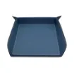 Collection Armand Ocean Blue Leather Letter Tray A4 -   33,0cm x  24,0cm x  5,0cm - Weight : 400 Gr - Gordon & Gaia product image