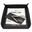 Collection Armand Black Ebony Leather Letter Tray A4 -   33,0cm x  24,0cm x  5,0cm - Weight : 400 Gr - Gordon & Gaia product image
