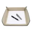 Collection Armand Beige Leather Letter Tray A4 -   33,0cm x  24,0cm x  5,0cm - Weight : 400 Gr - Gordon & Gaia product image