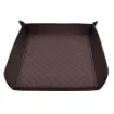 Collection Armand Dark Chocolate Leather Letter Tray A4 With Diamond Stitching Interior -   33,0cm x  24,0cm x  5,0cm - Weight : 400 Gr - Gordon & Gaia product image