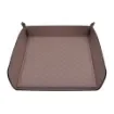 Collection Armand Taupe Gray Leather Letter Tray A4 With Diamond Stitching Interior -   33,0cm x  24,0cm x  5,0cm - Weight : 400 Gr - Gordon & Gaia product image