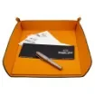 Collection Armand Orange Leather Letter Tray A4 -   33,0cm x  24,0cm x  5,0cm - Weight : 400 Gr - Gordon & Gaia product image