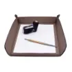 Collection Armand Taupe Gray Leather Letter Tray A4 -   33,0cm x  24,0cm x  5,0cm - Weight : 400 Gr - Gordon & Gaia product image