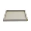 Collection Colette Rectangular  Rigid Pin Tray Covered In Gregale Grained Leather - Medium Size -   25cm x  20cm x  3,5cm - Frame 1.5cm - Weight : 880 Gr - Gordon & Gaia product image