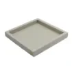 Collection Colette Square  Rigid Pin Tray Covered In Gregale Grained Leather - Medium Size -   25cm x  25cm x  3,5cm - Frame 1.5cm - Weight : 770 Gr - Gordon & Gaia product image