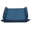 Collection Armand Blue Leather Letter Tray A4 With Diamond Stitching Interior -   33,0cm x  24,0cm x  5,0cm - Weight : 400 Gr - Gordon & Gaia product image