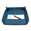 Collection Armand Blue Leather Letter Tray A4 -   33,0cm x  24,0cm x  5,0cm - Weight : 400 Gr - Gordon & Gaia product image