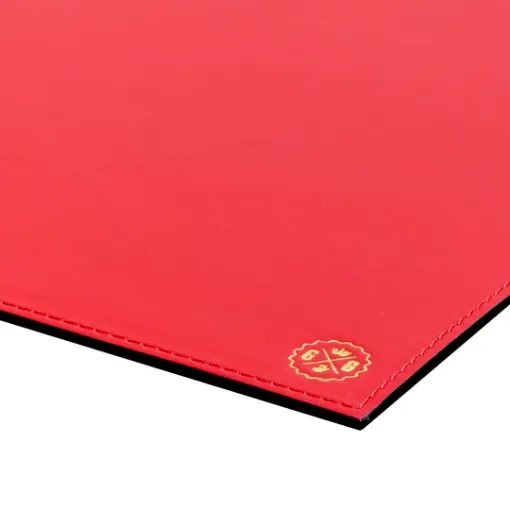 Collection Armand - Red Leather Desk Pad - Size M -   60,0cm x  40,0cm - Weight : 710 Gr - Gordon & Gaia product image