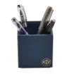 Collection Armand Blue Leather Pencil Holder -   8,50cm x  8,50cm x  9,50cm - Weight : 150 Gr - Gordon & Gaia product image