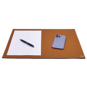 Collection Armand - Cinnamon Leather Desk Pad - Size S -   50,0cm x  35,0cm - Weight : 410 Gr - Gordon & Gaia product image