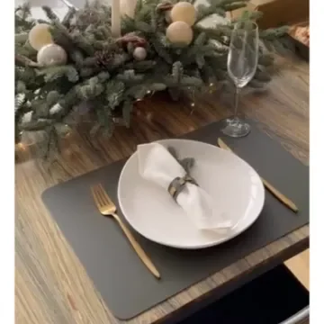 Leather Rectangular Placemat - 45x30cm product image