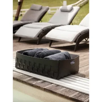 Leather BOTTEGA / DUBAI BASKET | 60x50xh20cm product image