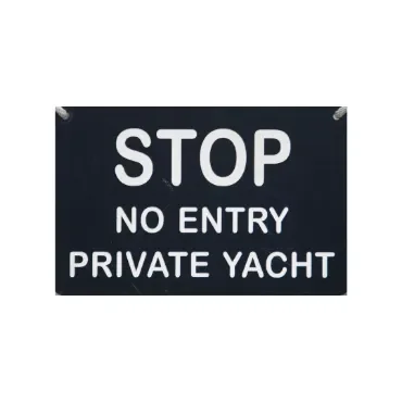 Picture for category Custom yacht and boarding signs
