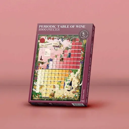 Water & Wine - 1000 Piece Puzzle - Periodic Table of Wine product image
