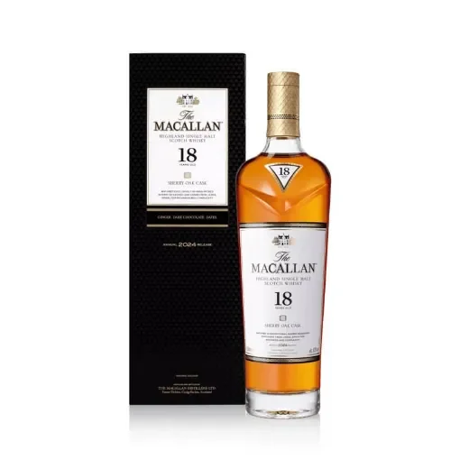 The Macallan - 18 Years Sherry Oak Single Malt Scotch Whisky product image
