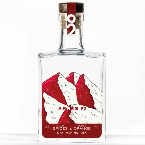 L'Esprit des Alpes - Dry Alpine Gin - Four Spices & Blood Orange product image